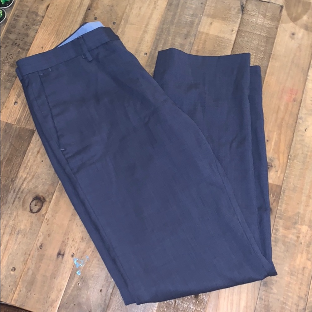 Banana Republic Tailored Slim Fit Blue Pants 33x32